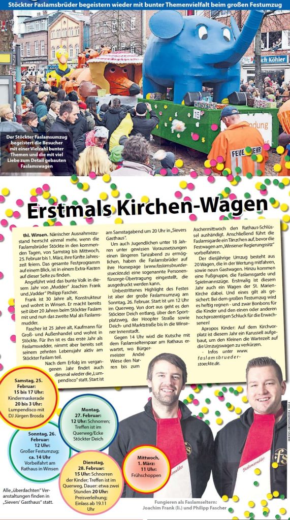 Faslam steht vor der Tür – Die ersten Presseberichte sind da!